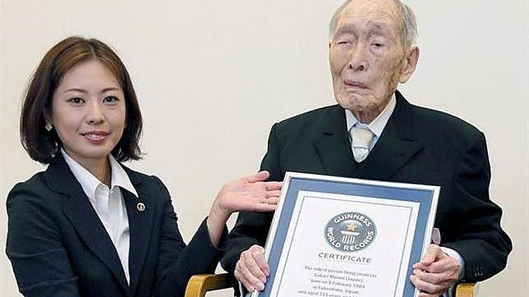 Muere a los 112 años Sakari Momoi, el hombre más anciano del mundo La