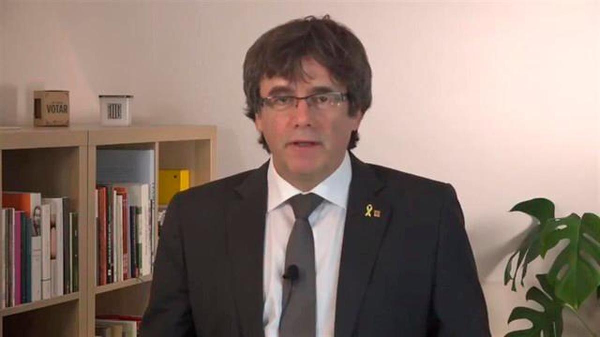 El expresidente de la Generalitat Carles Puigdemont