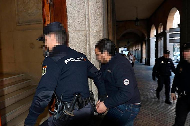 El marroquí M.A., en la Audiencia Provincial.