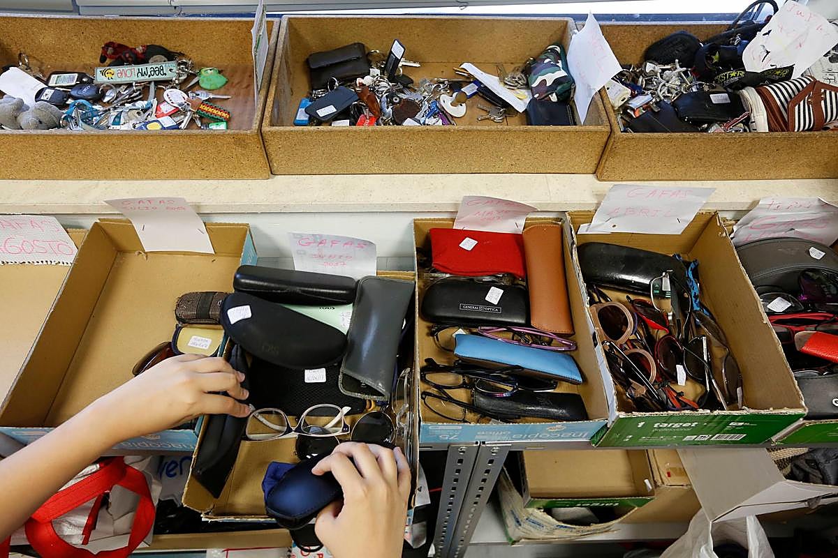 Objetos perdidos en las dependencias de la Policía Local de Salamanca