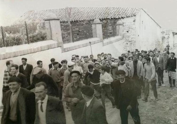 La Romería de hace más de 50 años en Gallegos de Argañán