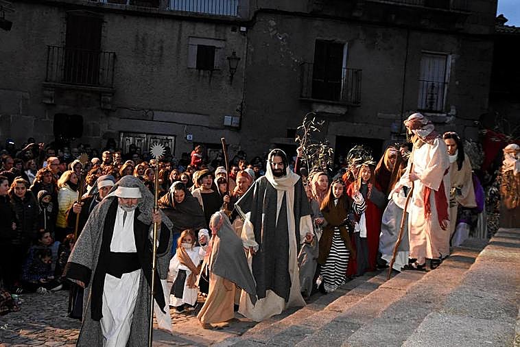 La Pasión se representa en el Solano Bajero y el atrio de la iglesia.