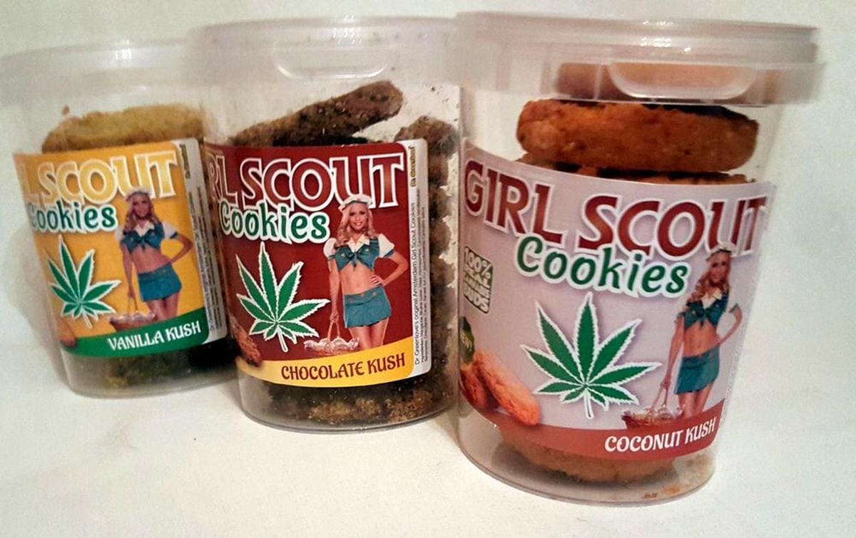 Galletas con cannabis