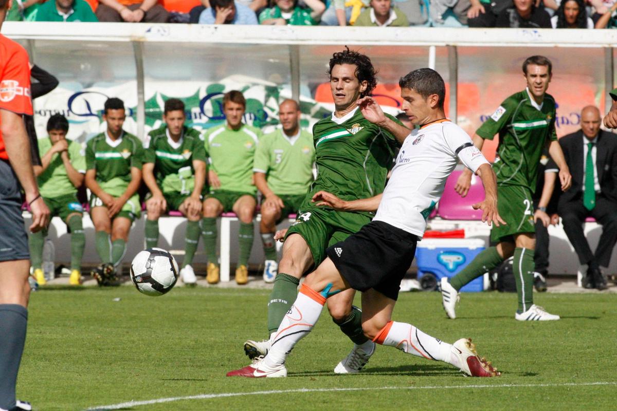 Imagen del partido entre Betis y UD Salamanca en el Helmántico.