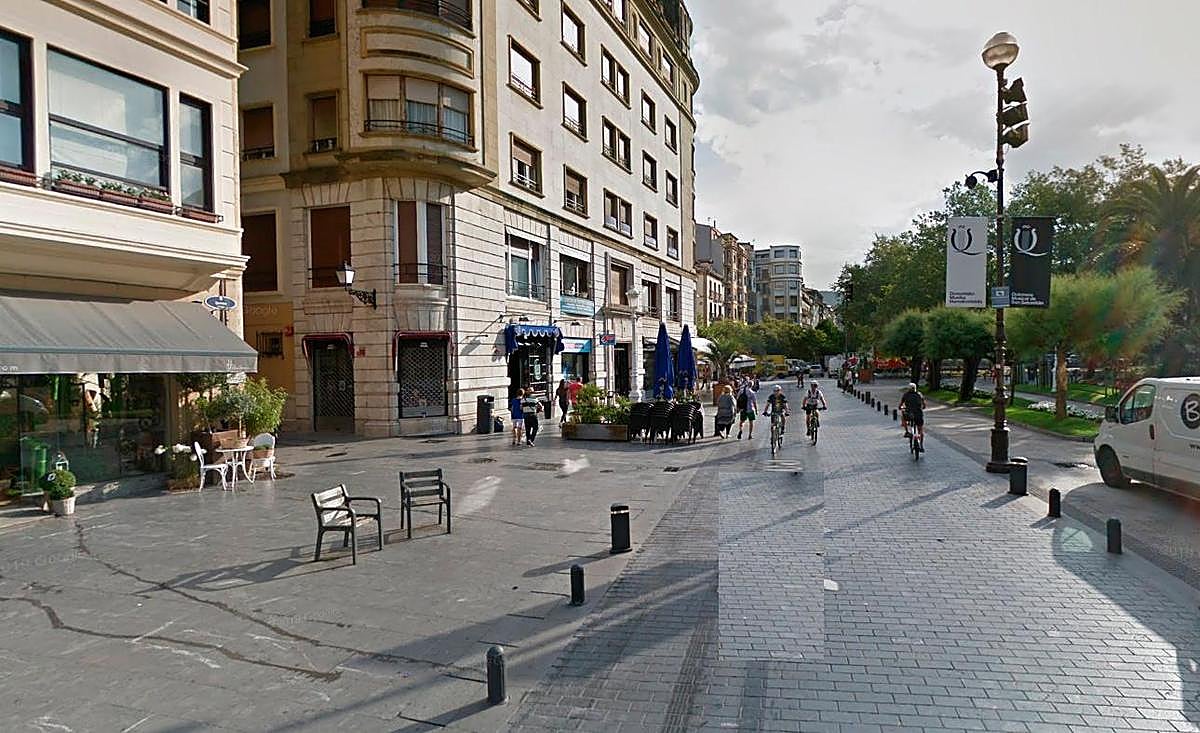 La pelea tuvo lugar en las inmediaciones del Ayuntamiento de San Sebastián.