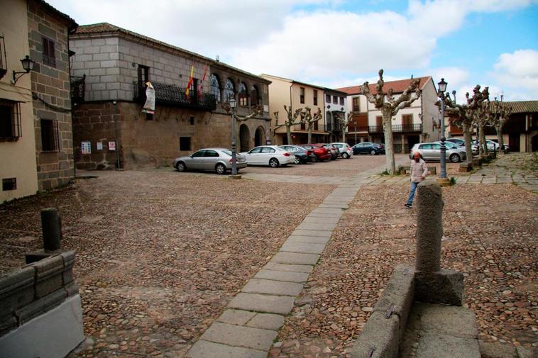 La Plaza Mayor de Ledesma.