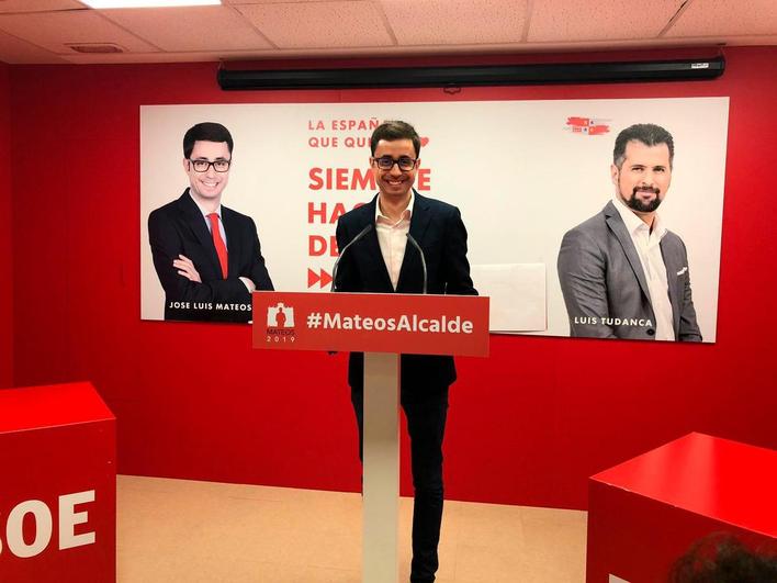 José Luis Mateos, durante la rueda de prensa.