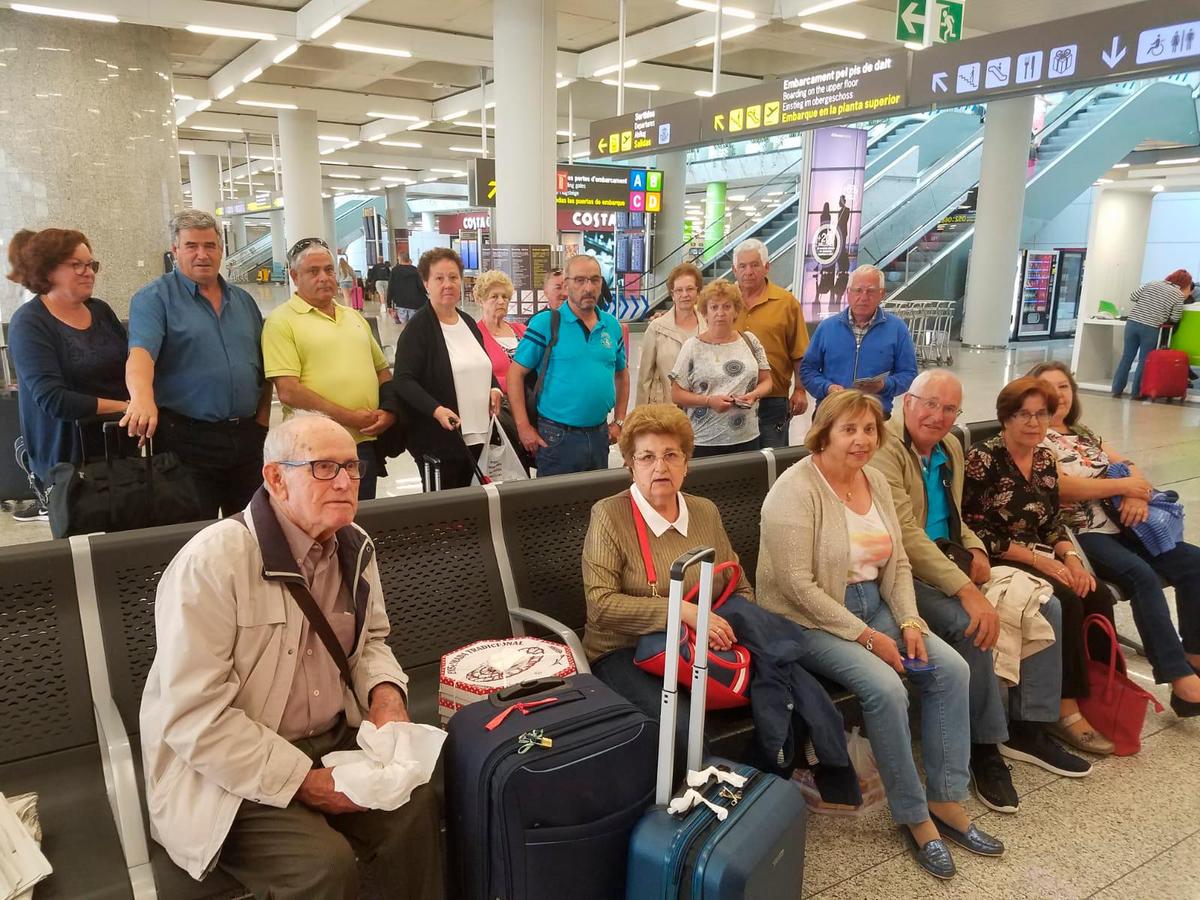 Los jubilados salmantinos afectados en el aeropuerto de Palma de Mallorca