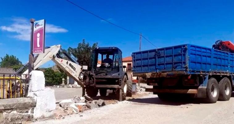 La Zarza de Pumareda, en obras