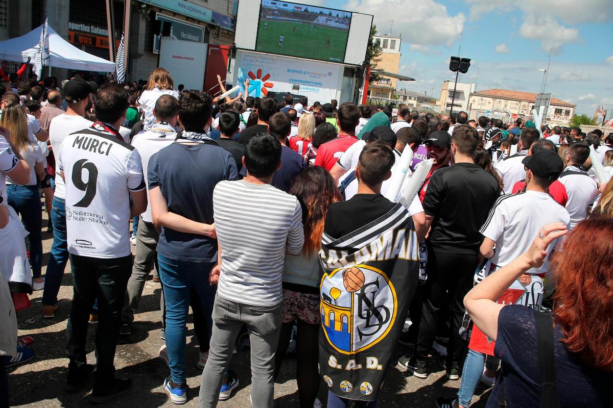 Imagen de la ‘Fan Zone’ del año pasado en el Helmántico