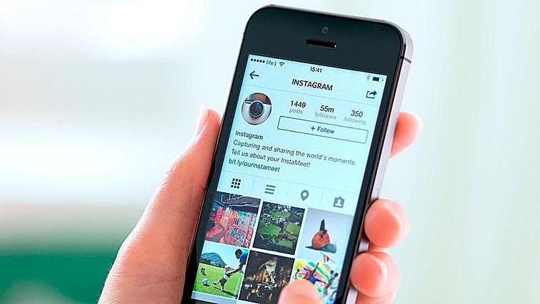 Un usuario de Instagram.