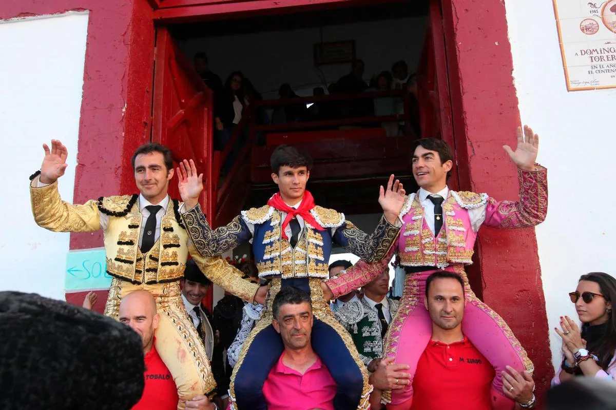 Manuel Diosleguarde y López Chaves, a hombros por la puerta grande el pasado mes de junio en Ledesma