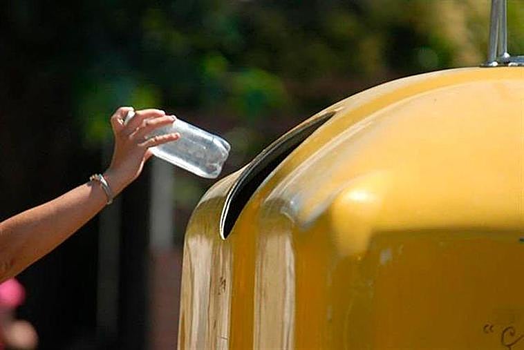 Reciclaje de plásticos.