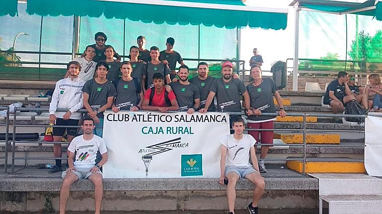 Los representantes salmantinos en Córdoba.