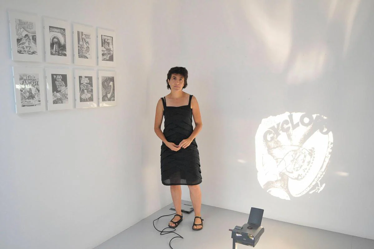 Araceli Corbo, en la galería salmantina Adora Calvo.