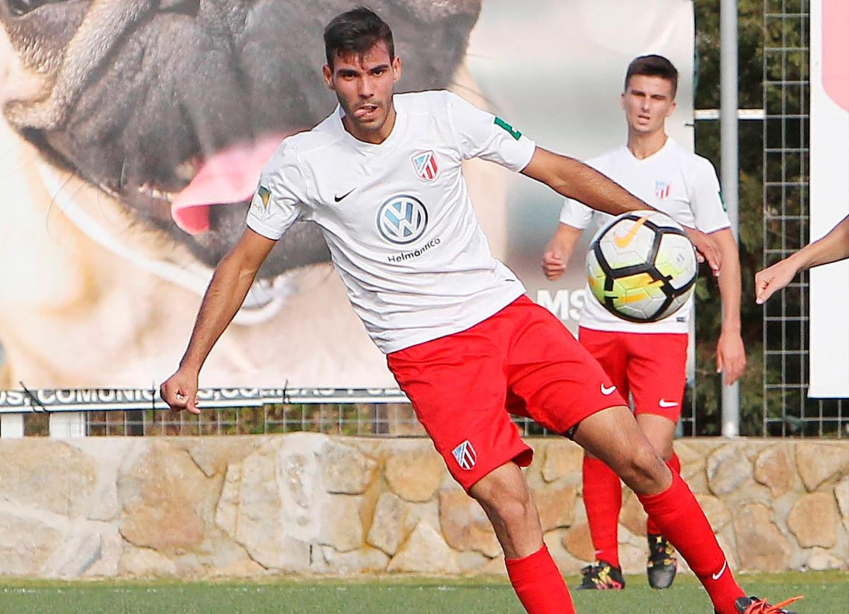 Lerma, en un partido en el San Casto.