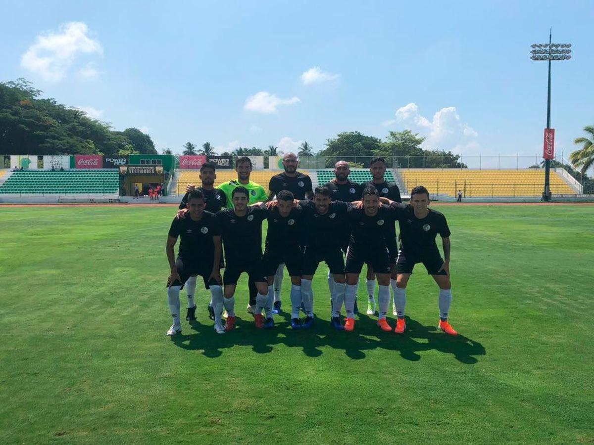 Once inicial del Salamanca UDS en el encuentro ante el Loros de Colima.