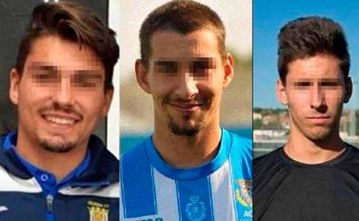 Los tres exjugadores de la Arandina.