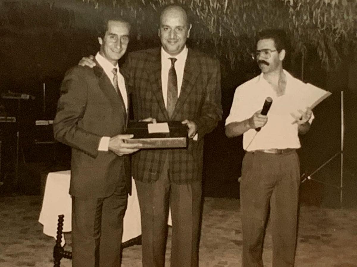 En Miróbriga, recoge el premio al triunfador de la Feria de Salamanca 1989.