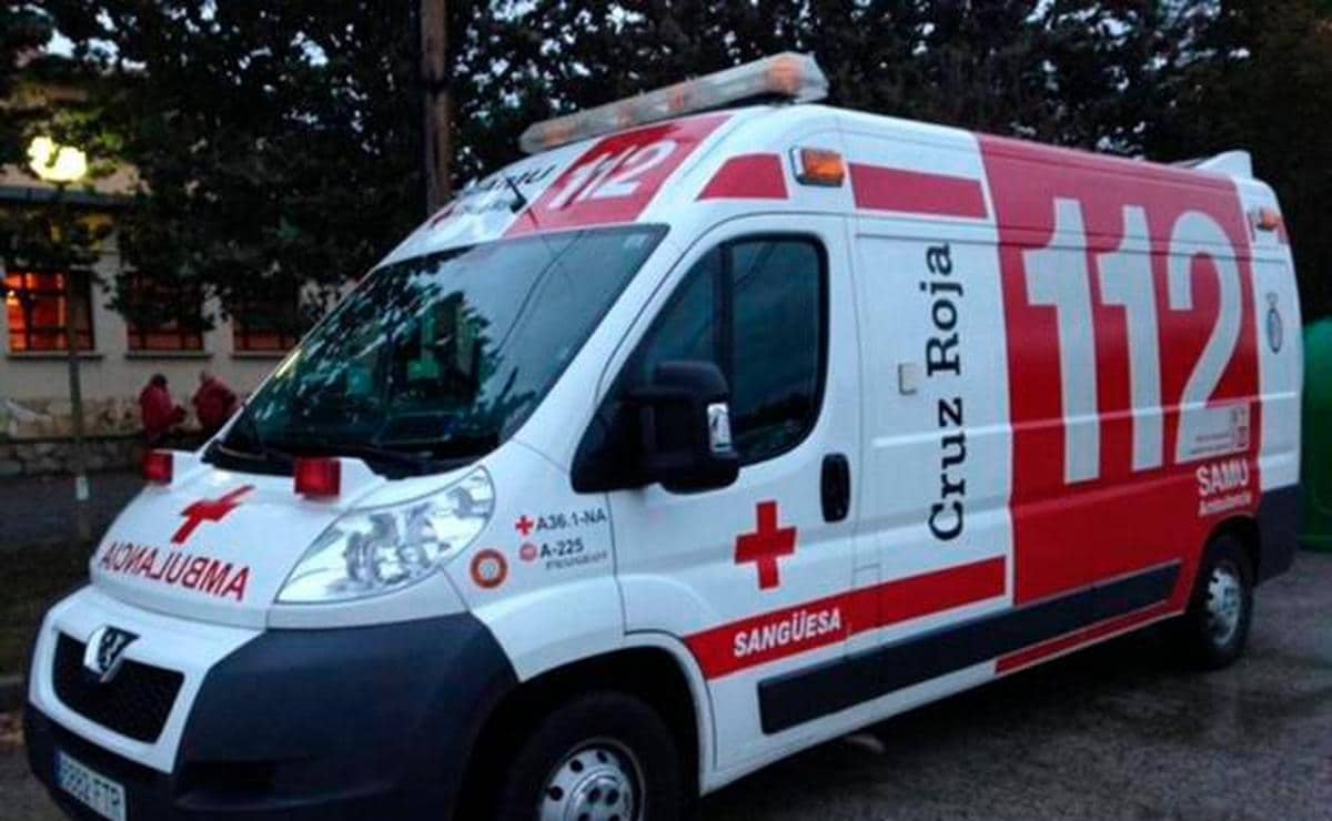 Una ambulancia de la Cruz Roja.
