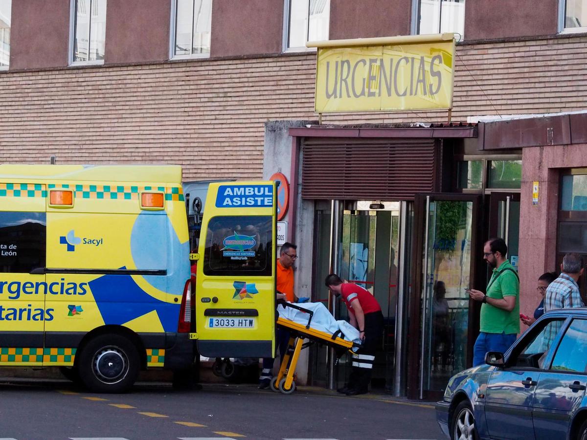 Exterior del Servicio de Urgencias del Hospital de Salamanca.