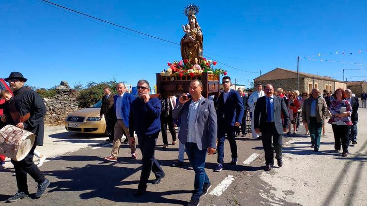 La Virgen del Rosario será la protagonista de las fiestas con la procesión acompañada por sus fieles.