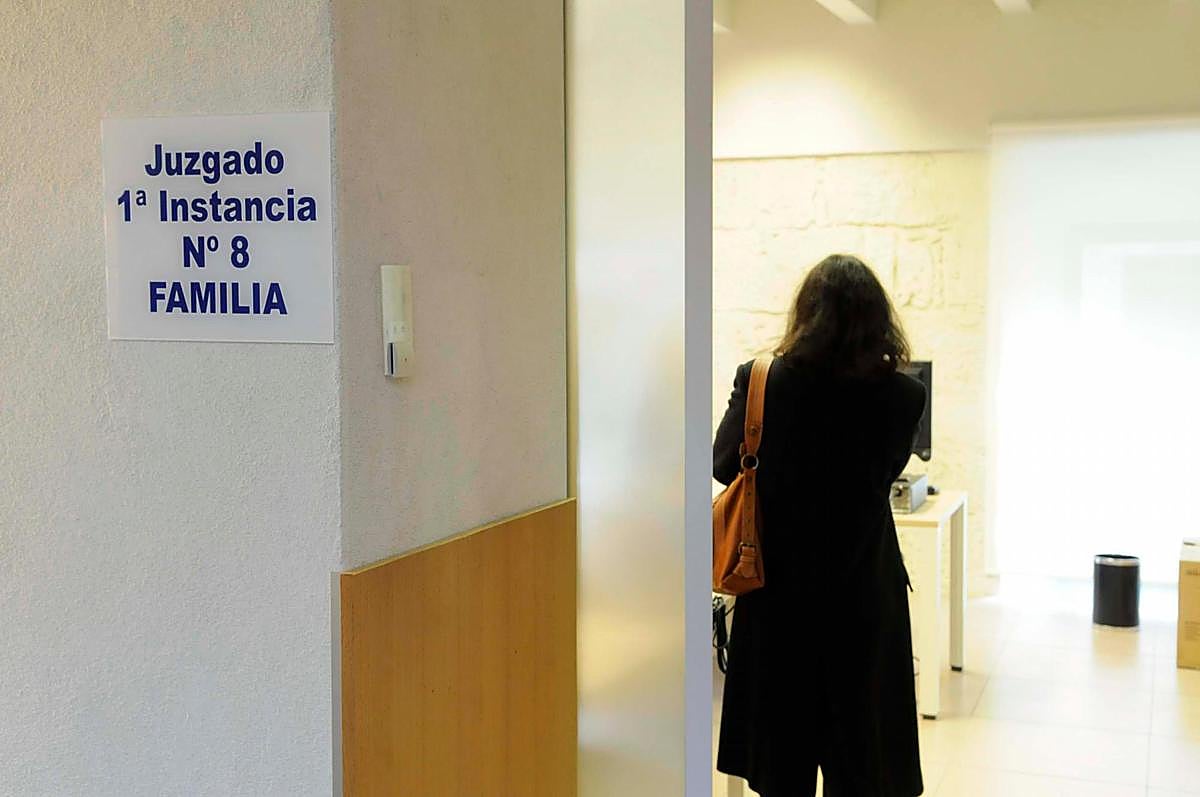 Dependencias del juzgado con competencias en Familia en el edificio de la plaza Colón.