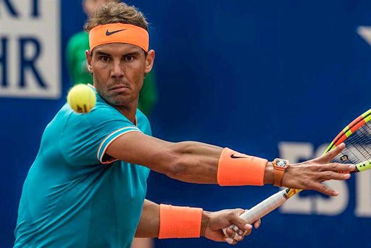 Rafa Nadal se lesionó durante uno de los entrenamientos