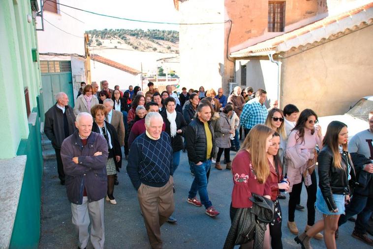 Vecinos en las fiestas de San Martín en años anteriores.