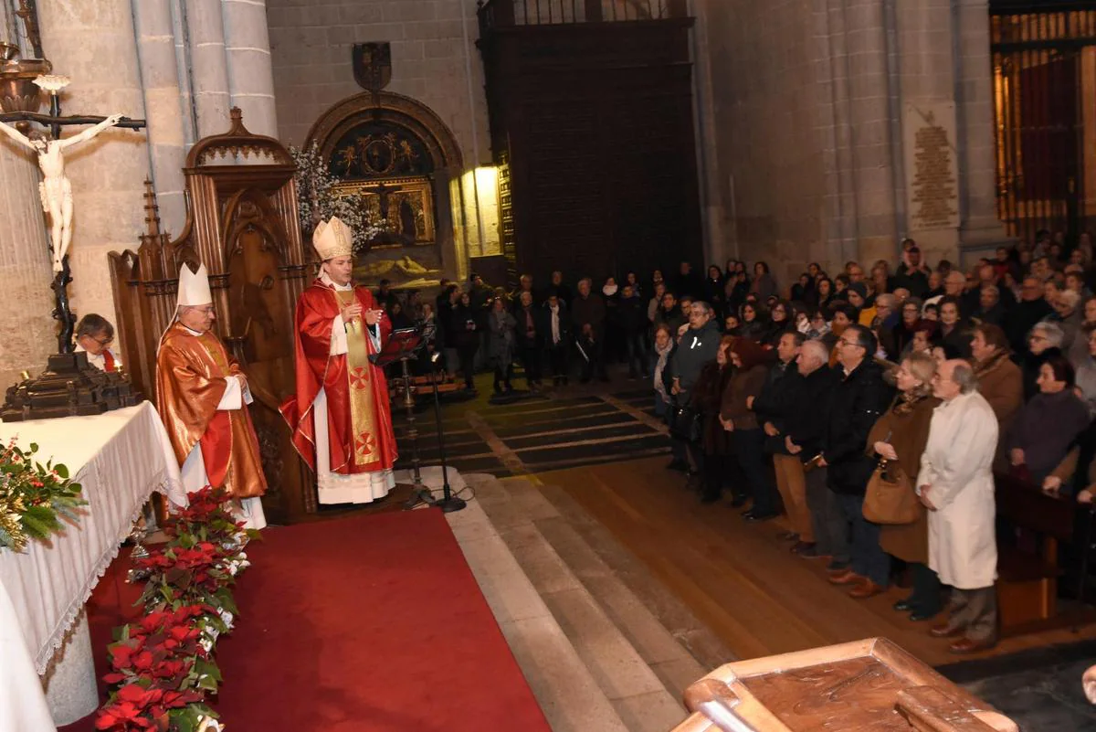 Raúl Berzosa, en su despedida de la Diócesis de Ciudad Rodrigo.