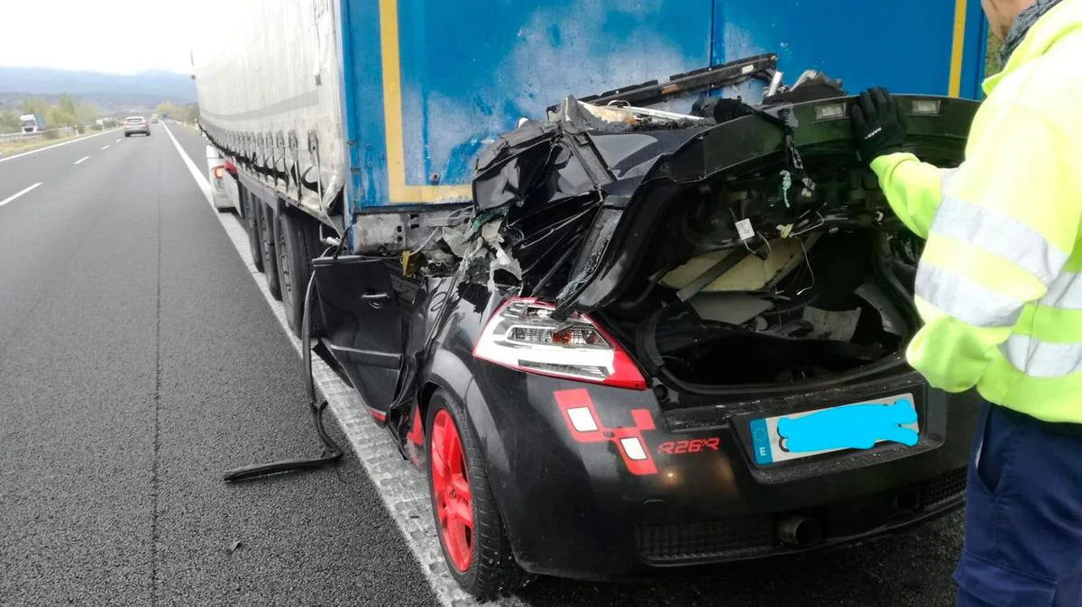 De esta forma quedó el coche de “El Kepa”