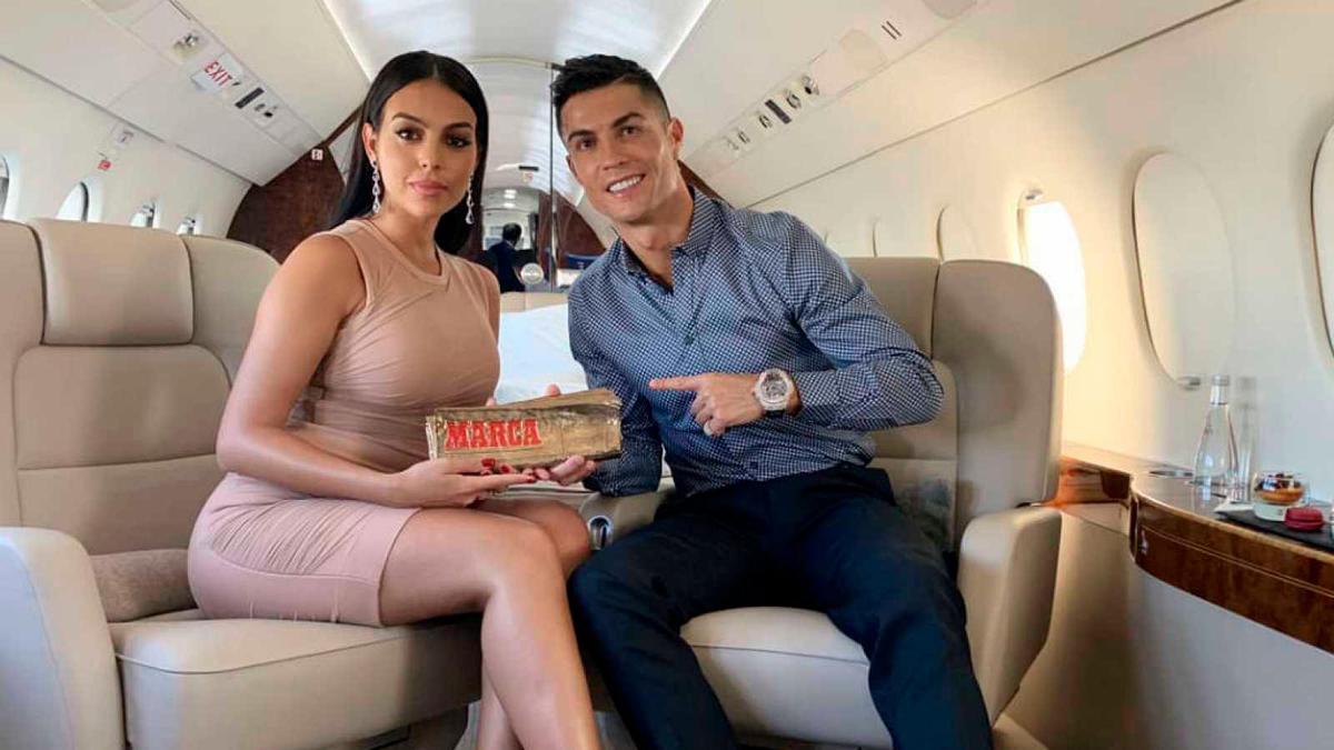 Georgina Rodríguez y Cristiano Ronaldo.