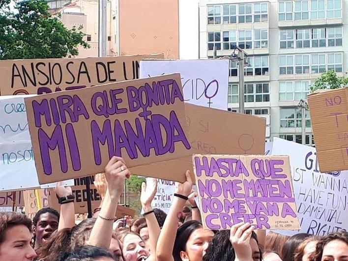 Manifestación contra la sentencia de La Manada.