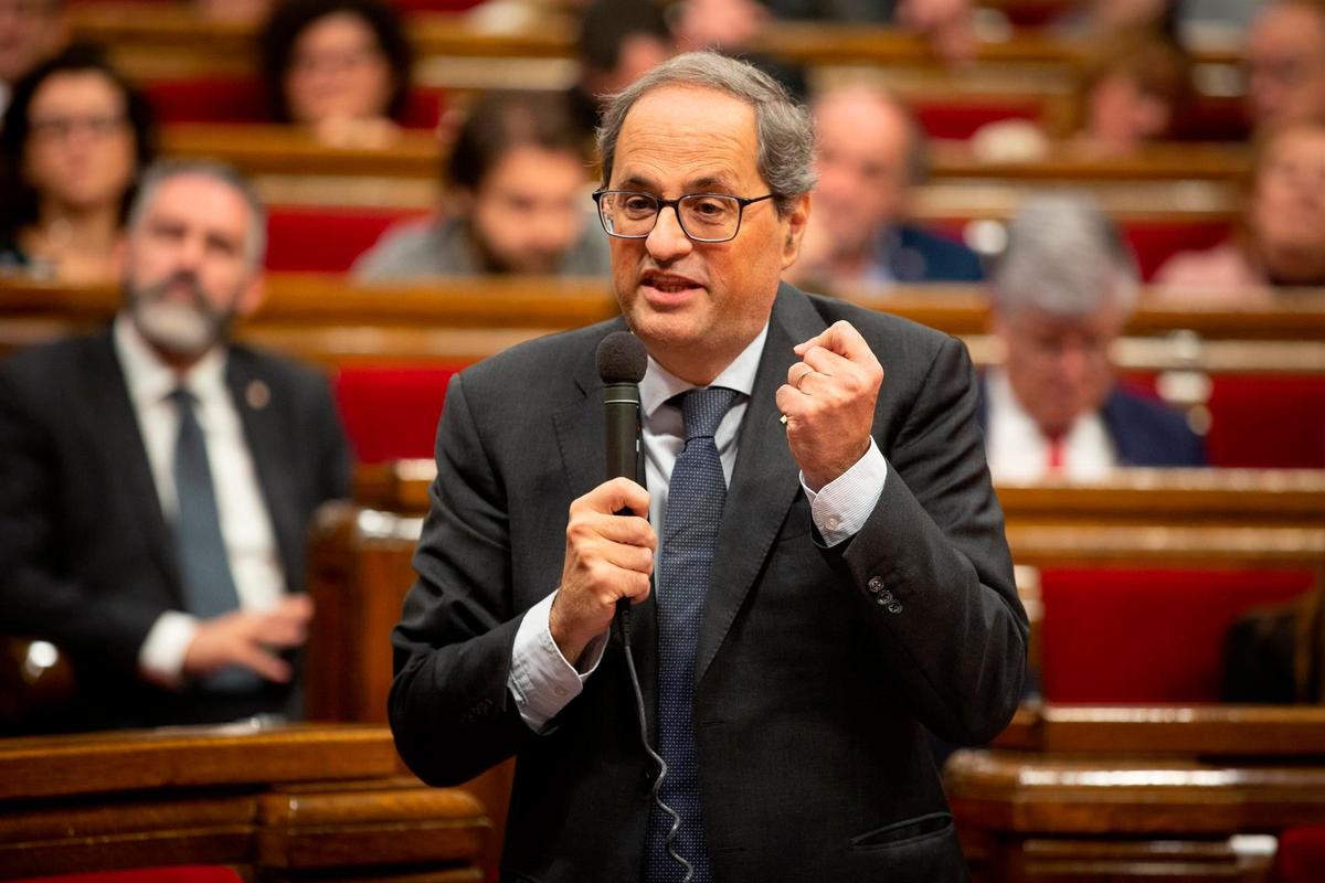 El presidente de la Generalitat, Quim Torra.