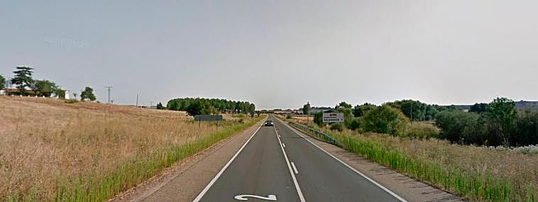 Kilómetro 2 de la carretera CL-512, en Aldetajetada.