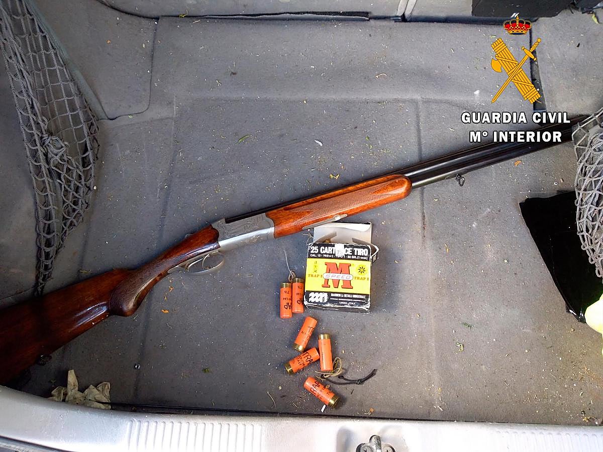 El arma que ha sido incautada.