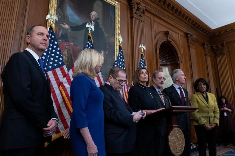 Los demócratas oficializan el proceso de ‘impeachment’ contra Trump.