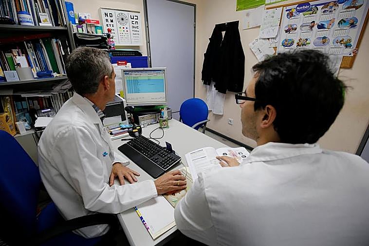 Una consulta de pediatría en Salamanca.