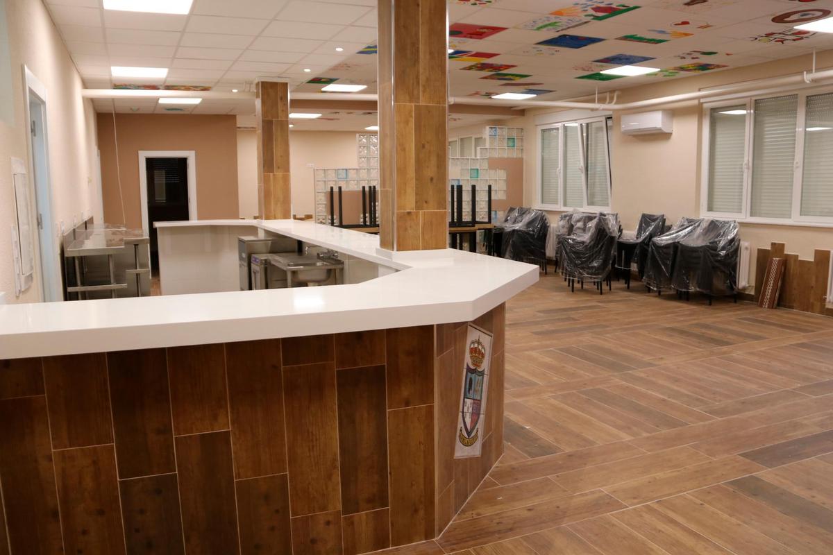 Bar municipal de Babilafuente, de nueva creación, que el Ayuntamiento ha vuelto a sacar a concurso.