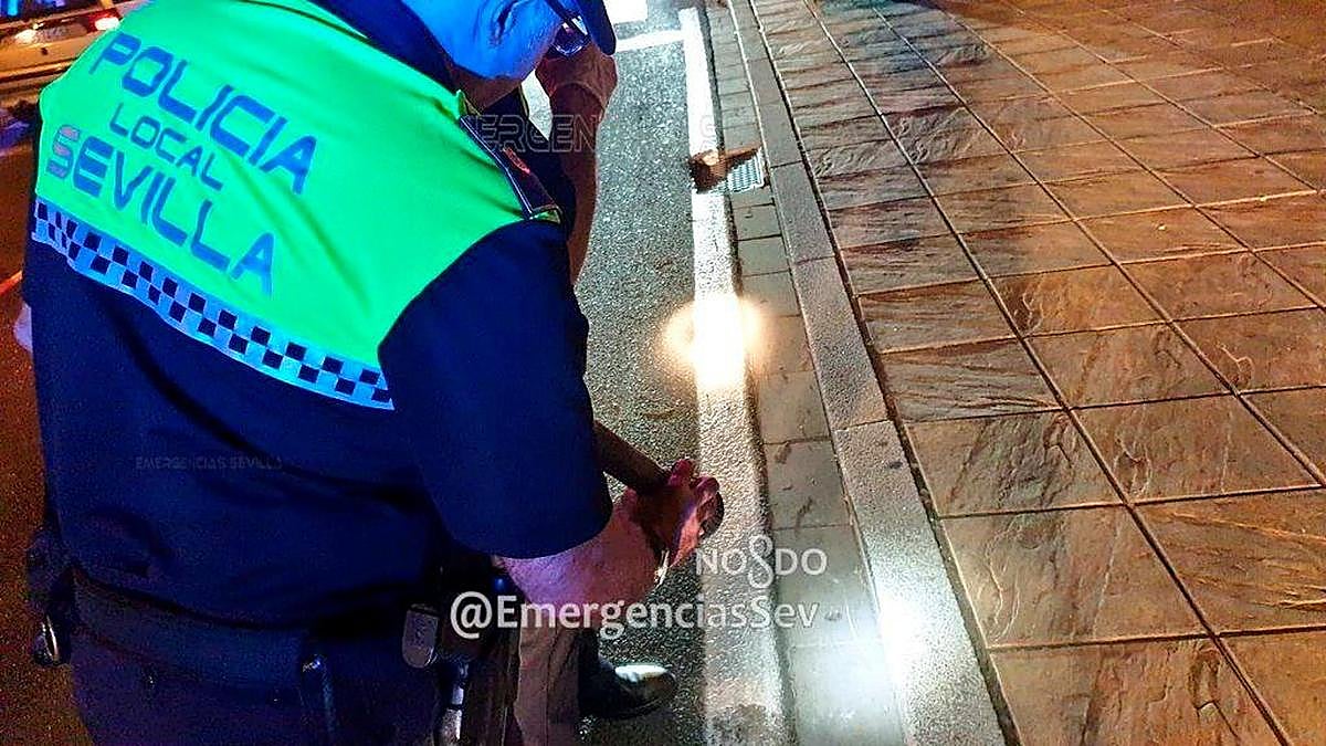 Un policía local de Sevilla.