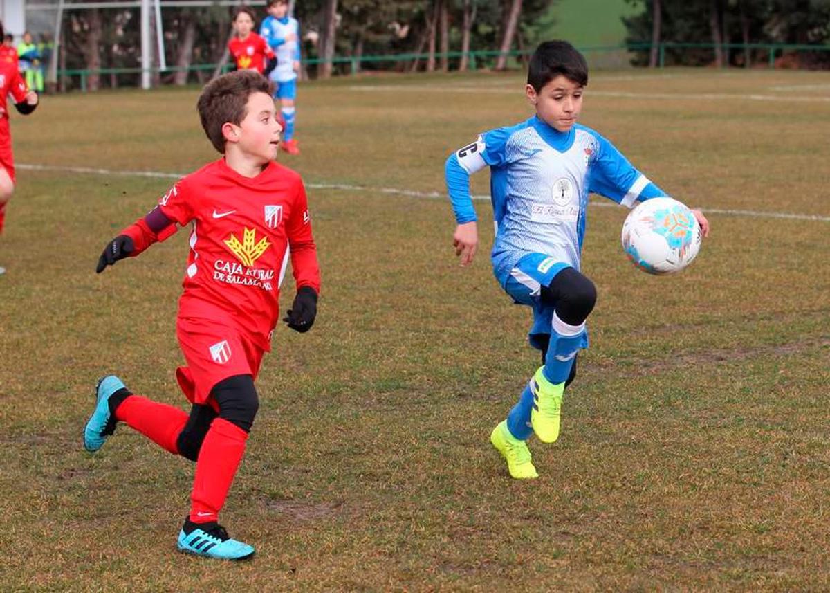 La duodécima jornada de fútbol base salmantino, en imágenes