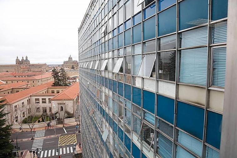 Cristalera del Hospital Virgen de la Vega.