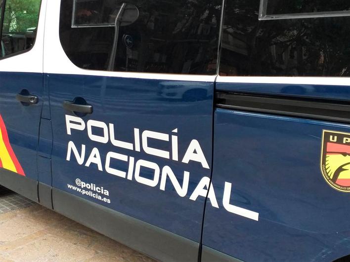 Vehículo de la Policía Nacional.