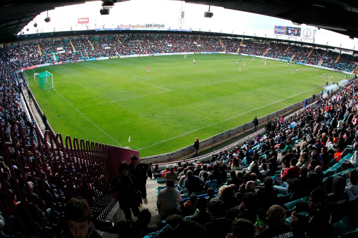 Vista del estadio Helmántico.