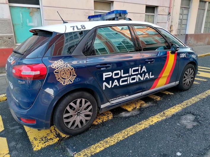 Un vehículo de la Policía Nacional.