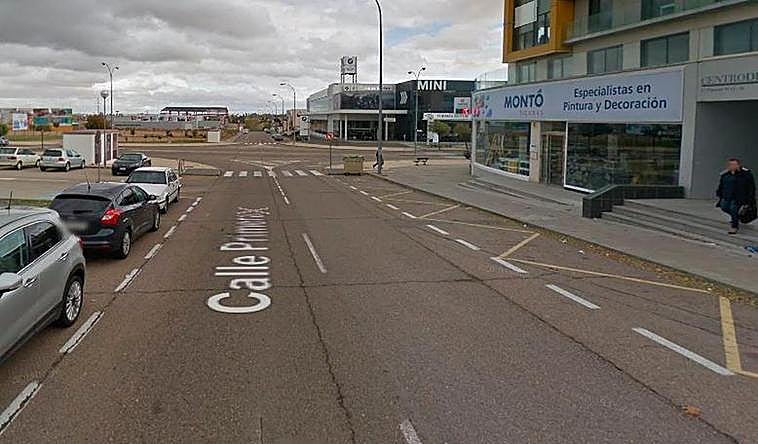 Calle Primera, en Carbajosa de la Sagrada.