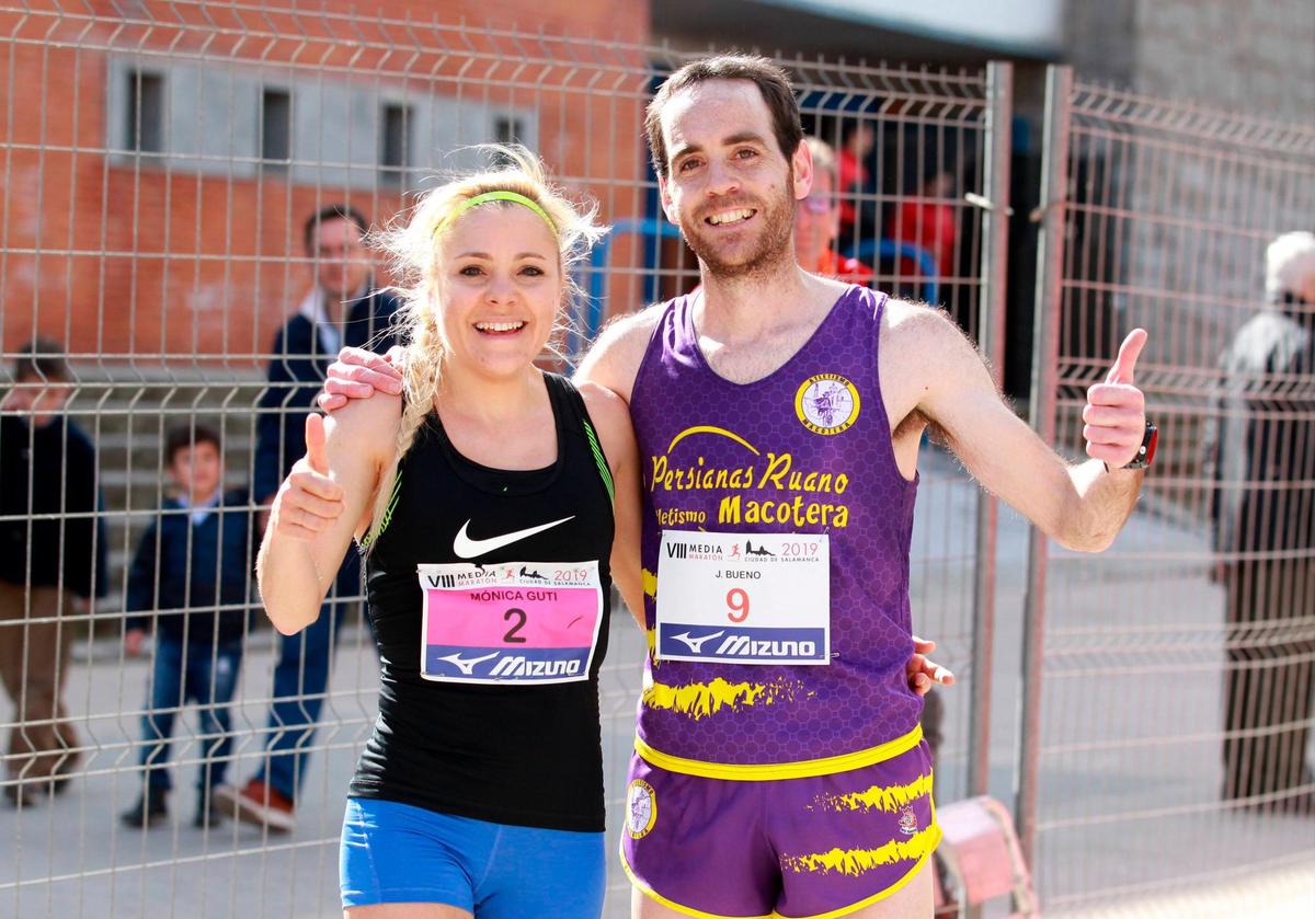 Mónica Gutiérrez y Juan Bueno Losada, vencedores el año pasado.