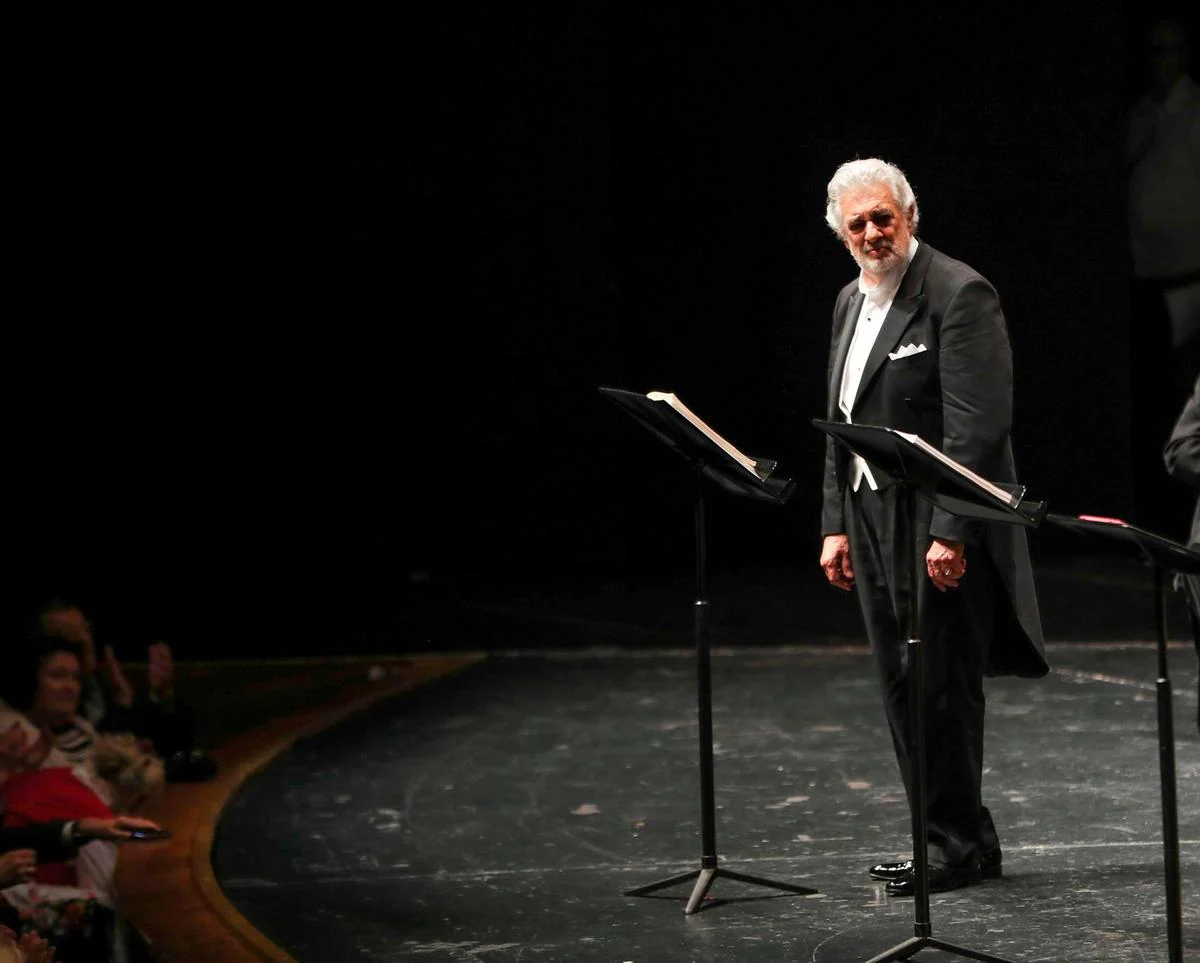 Plácido Domingo en una de sus actuaciones en Salzburgo.