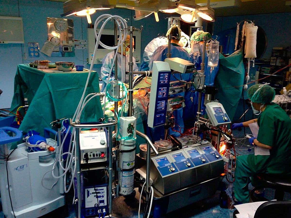 Intervención realizada en el Hospital de Salamanca.