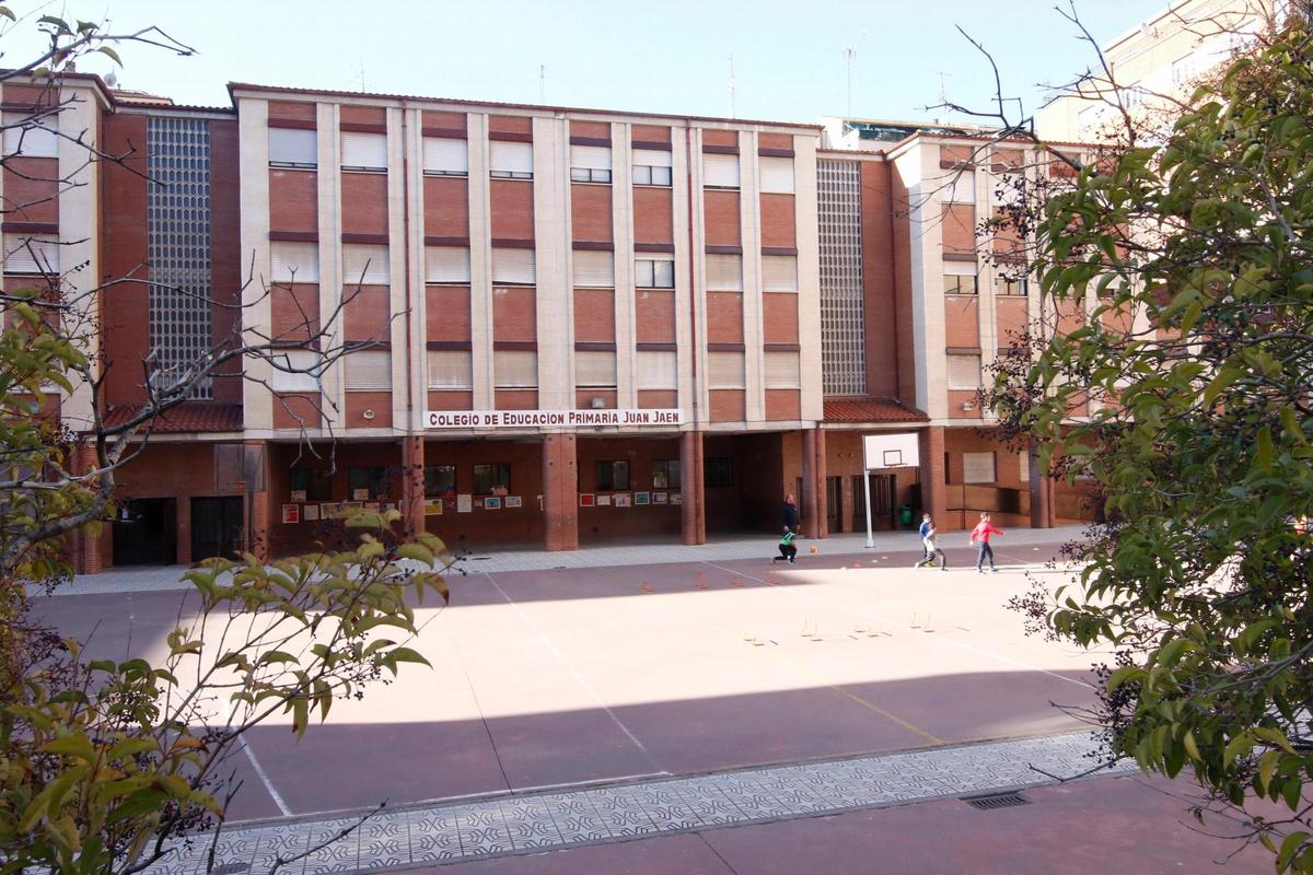 Patio de un colegio salmantino.